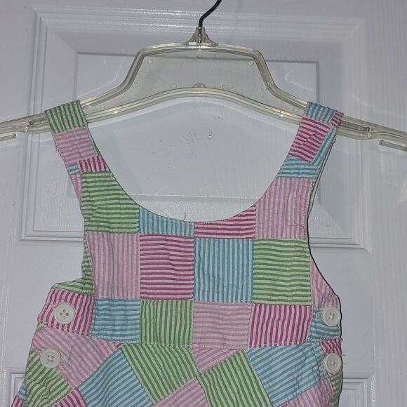 Vintage Gymboree Girls 12-18m Tennis Match Dress Seersucker - Picture 3 of 6